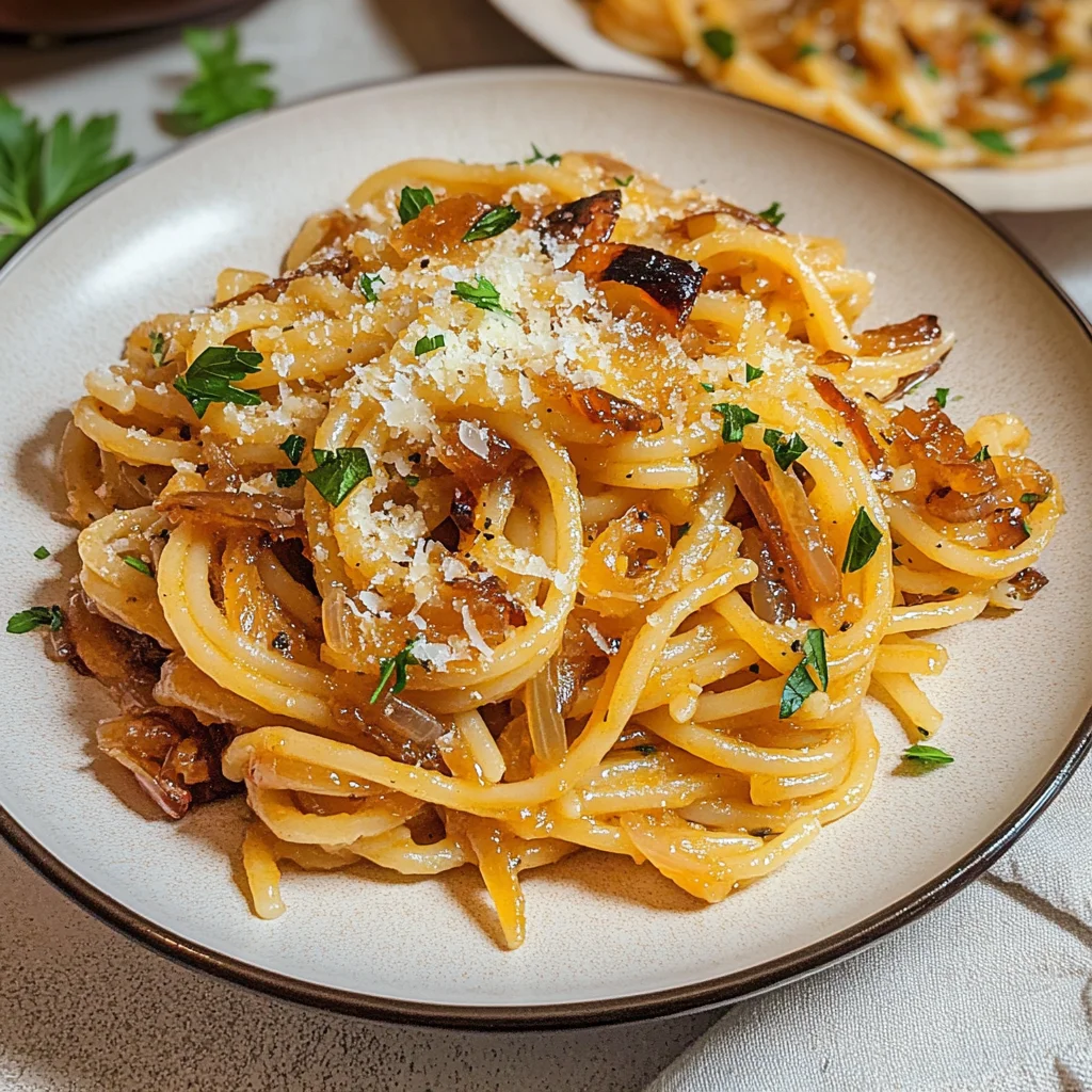 Caramelized Onion Pasta