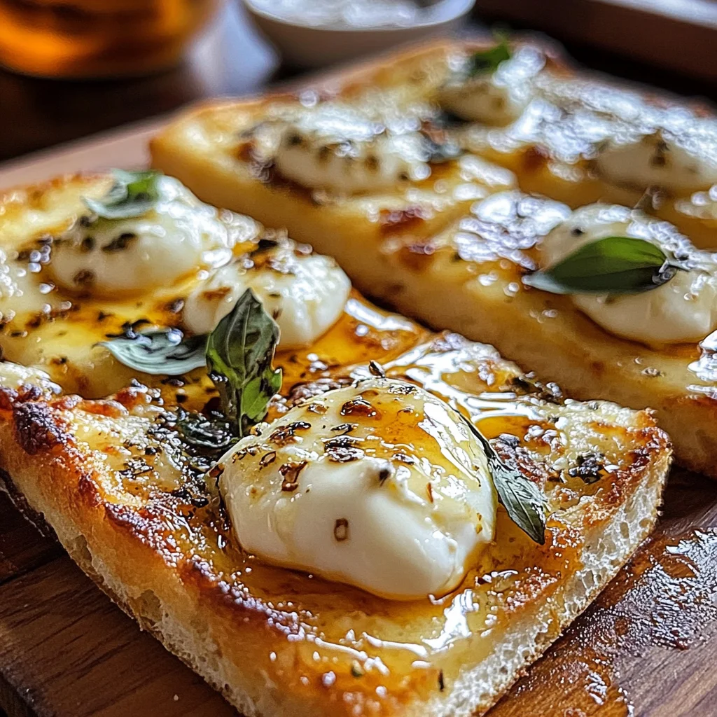 Hot Honey Garlic Bread Pizza