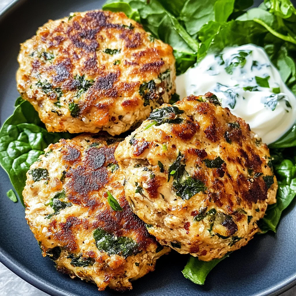 Mediterranean Chicken Patties