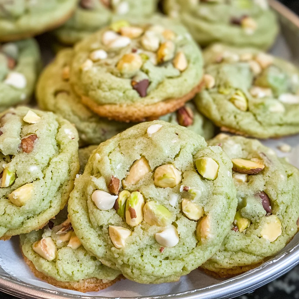 Pistachio Pudding Cookies