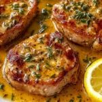 Rosemary Garlic Butter Pork Chops
