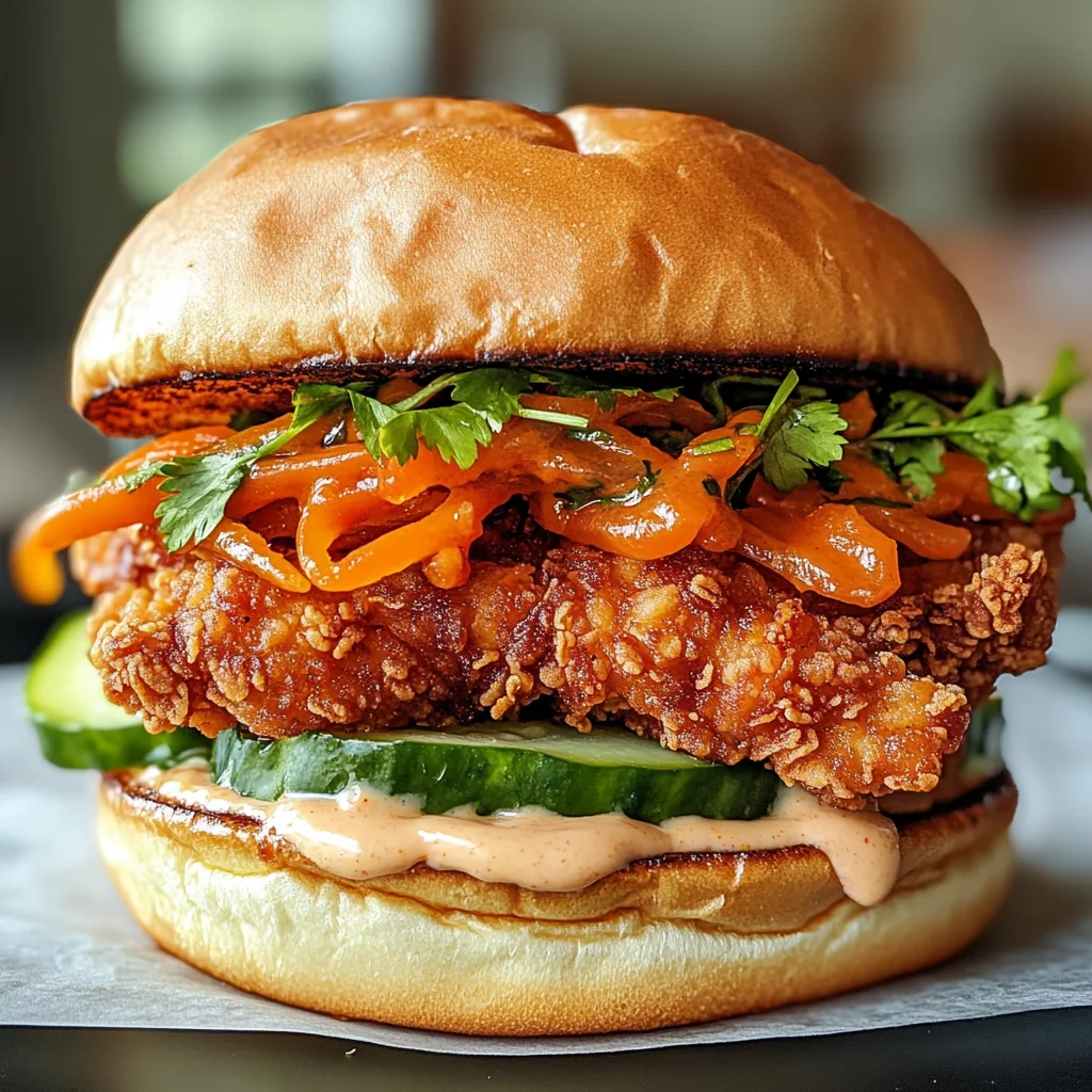 Thai Fried Chicken Sandwich