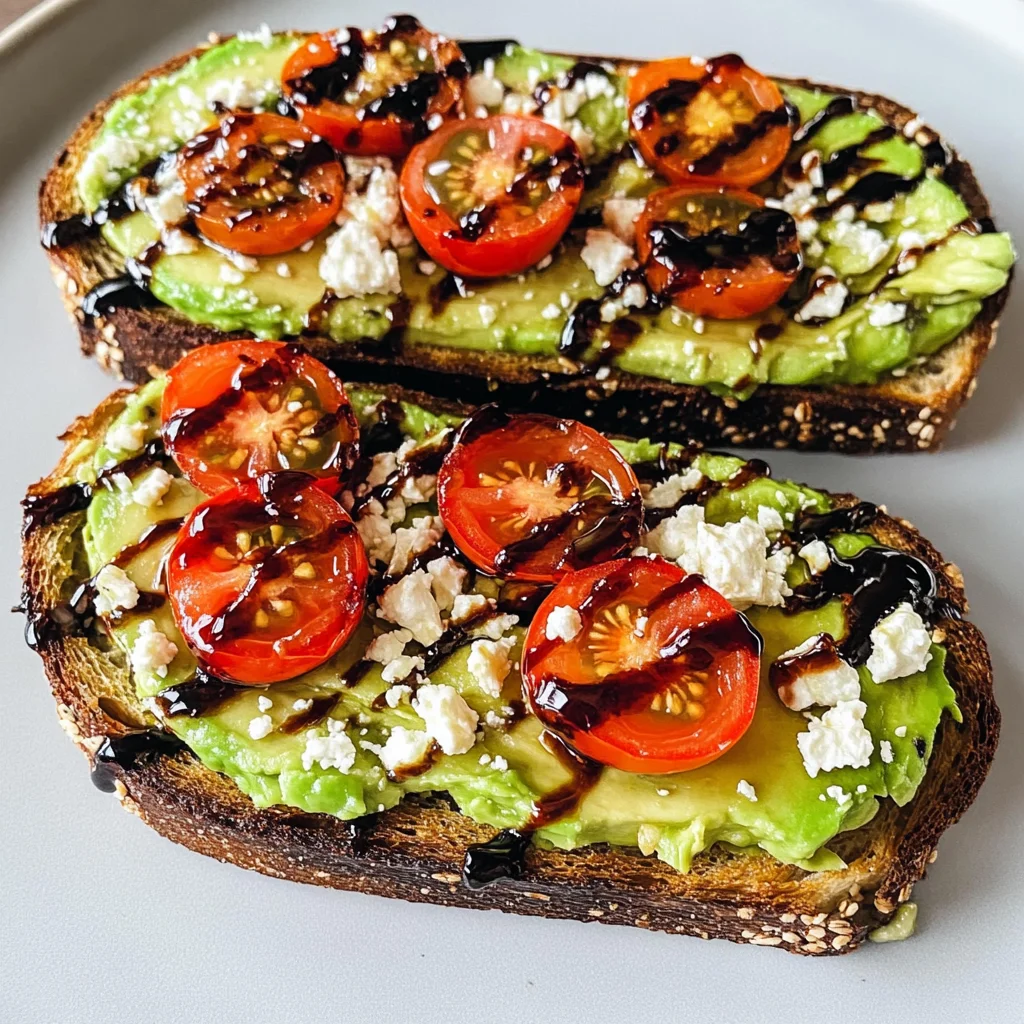 Avocado Toast with Feta and Cherry Tomatoes: A Perfectly Balanced Delight