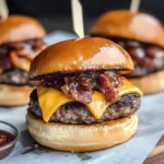 Bacon Jam Cheeseburger Sliders