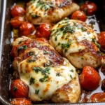 Balsamic Baked Chicken Breast with Mozzarella Cheese Recipe