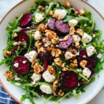 Beet and Goat Cheese Arugula Salad