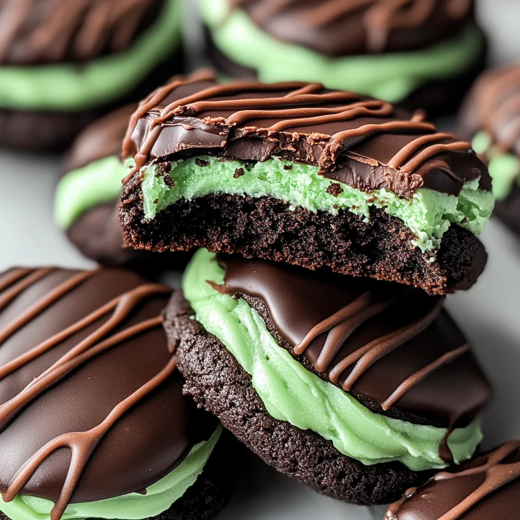 Chocolate Mint Cookies