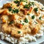 Creamy Smothered Chicken and Rice