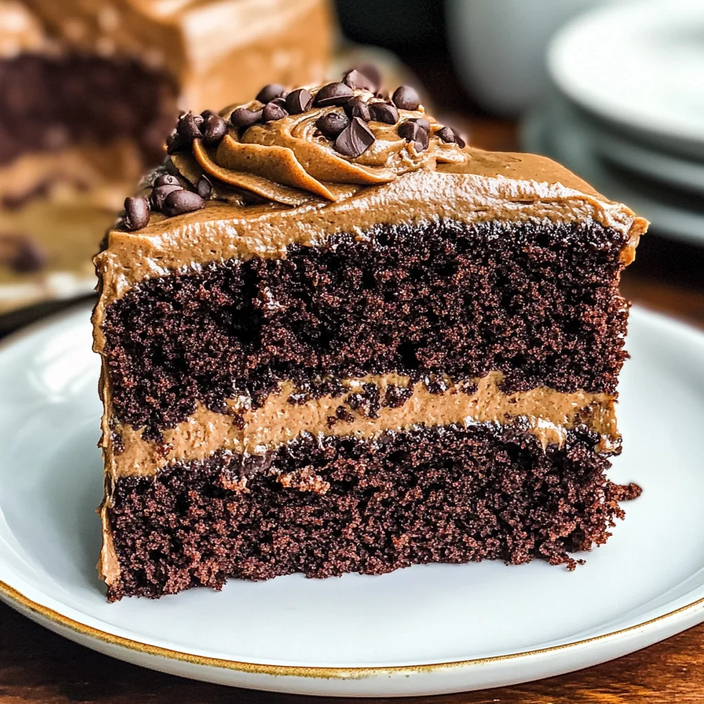Dark Chocolate Espresso Cake with Brown Butter Frosting