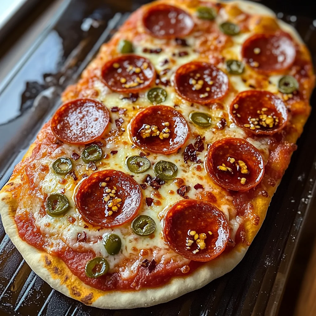 Delicious Hot Honey Flatbread Pizza