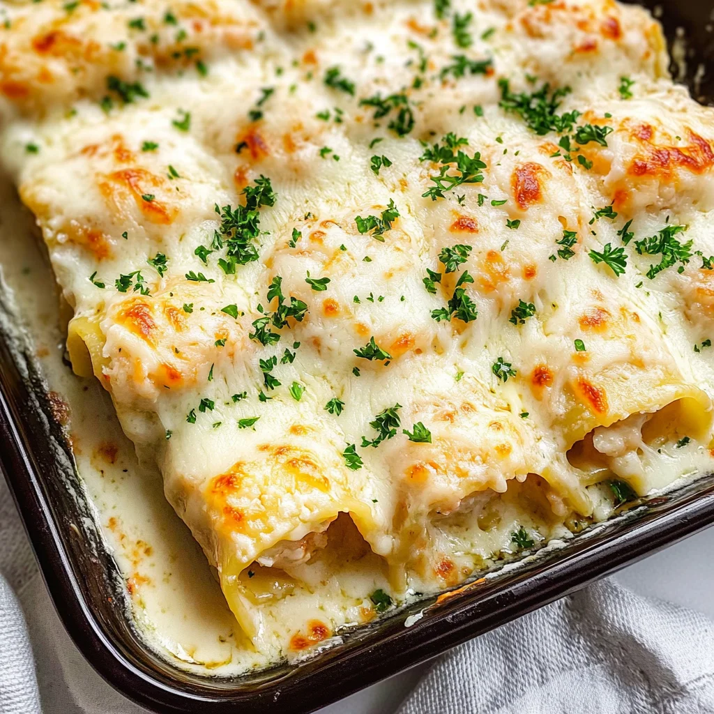 Dive into Decadence: Shrimp & Crab Alfredo Lasagna Roll-Ups You’ll Crave