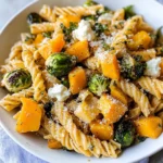 Fall Pasta Salad with Butternut Squash and Brussels