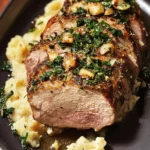 Garlic Herb Roasted Pork Tenderloin