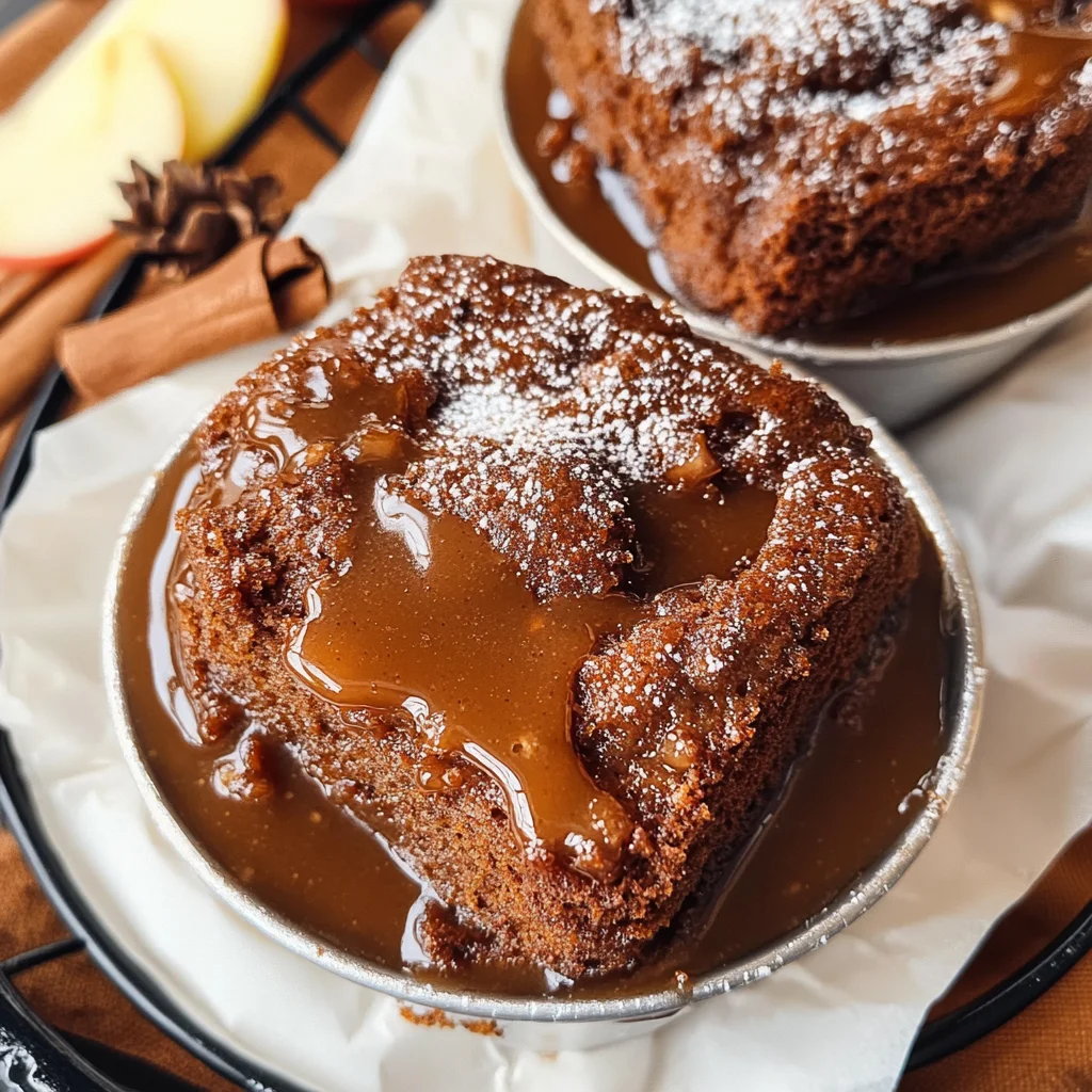 Gingerbread Pudding Cake