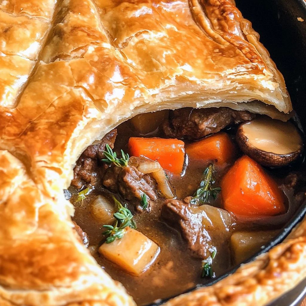 Guinness Braised Beef Pot Pie