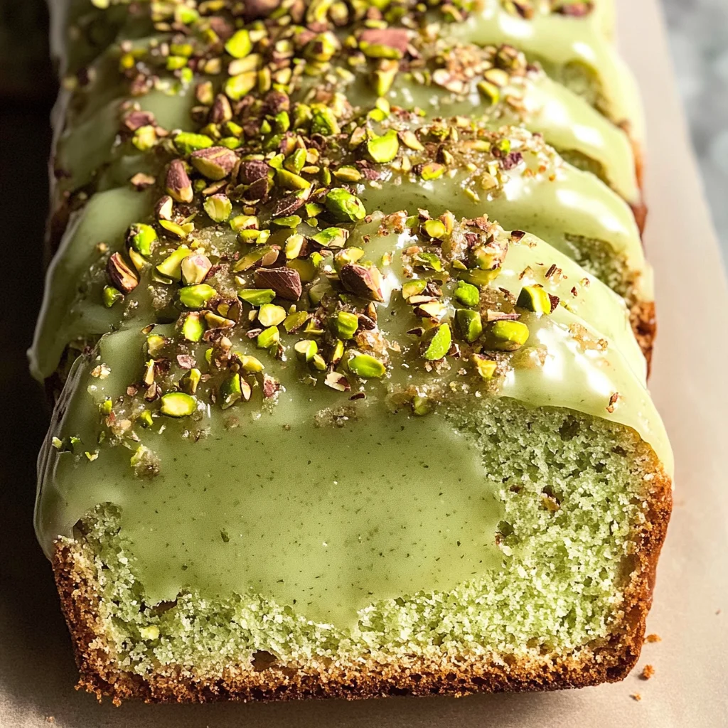 Pistachio Pudding Bread