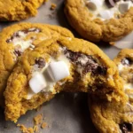 Pumpkin S'mores Cookies