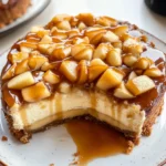 Salted Caramel Apple Pie Cheesecake