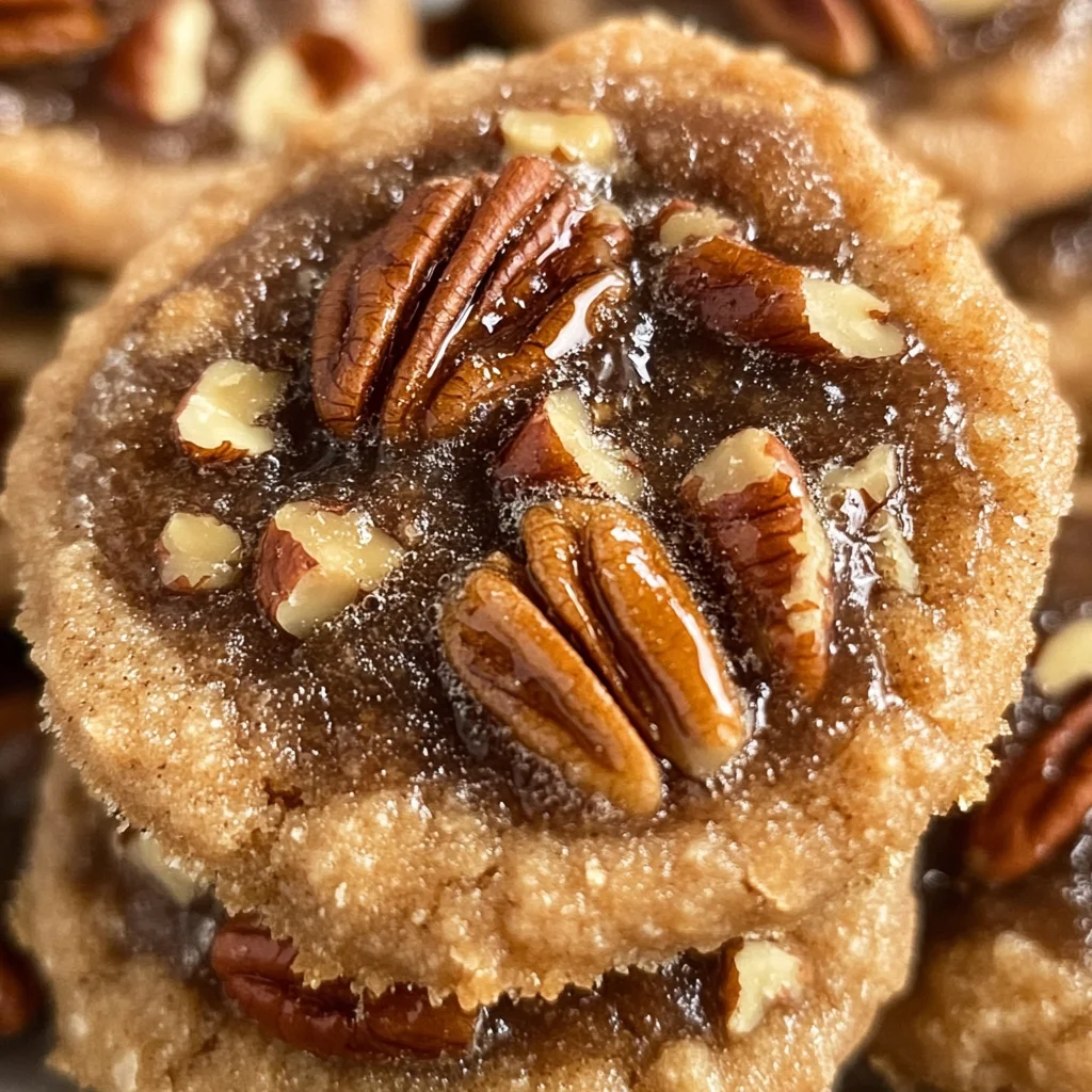 Vegan Pecan Pie Cookies